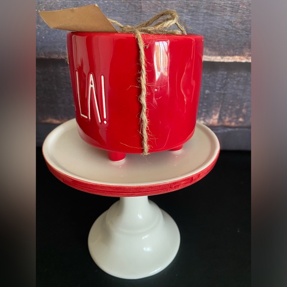 Rae Dunn Christmas Planter - Fa La La! - Picture 3 of 7